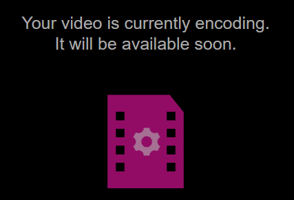 A screenshot of a video during the complex processing stage